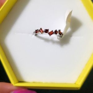 NWT Bomb Party Garnet ring sz 7